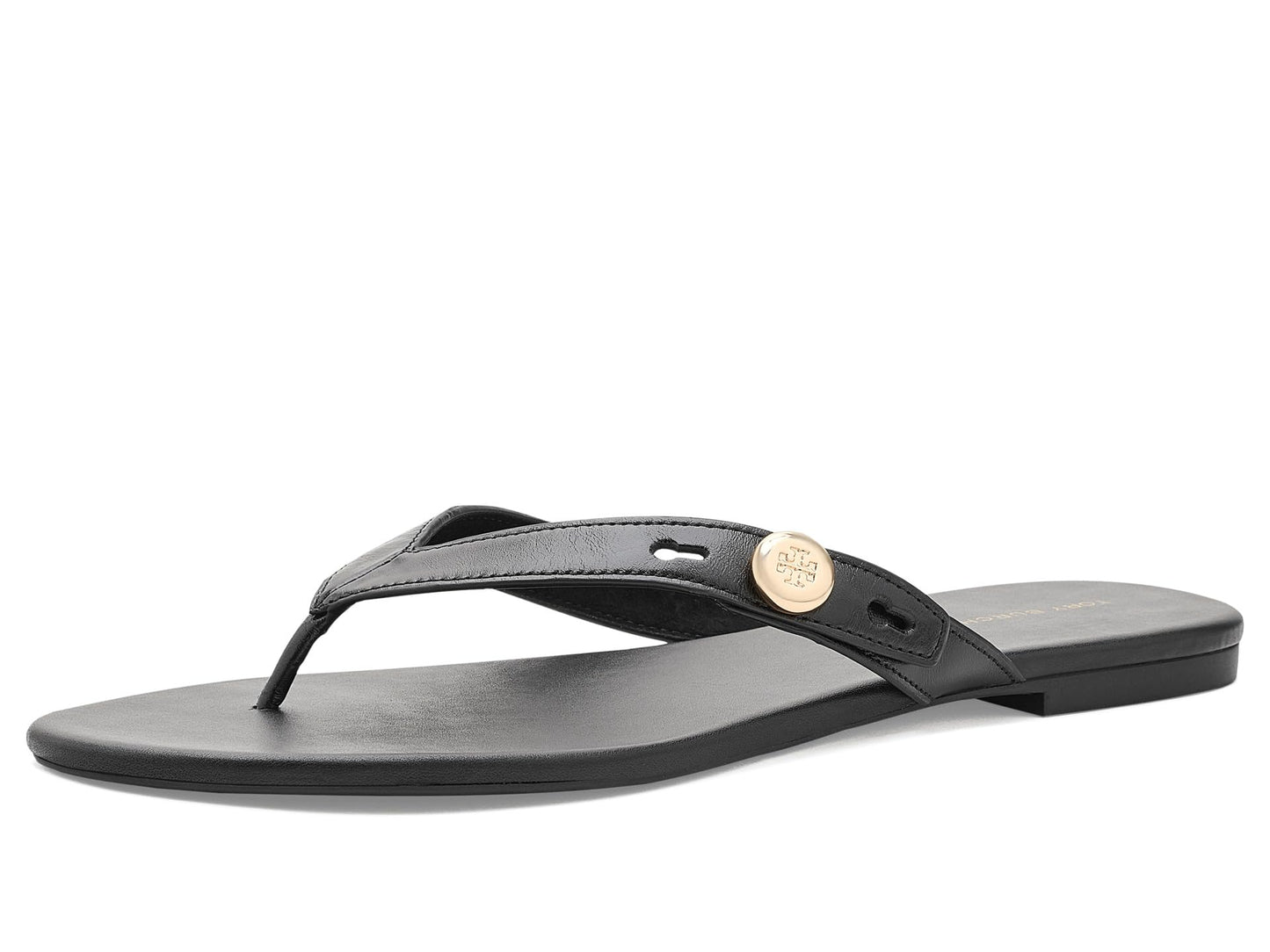 Women's Romy Leather Flip Flops Flat Sandals