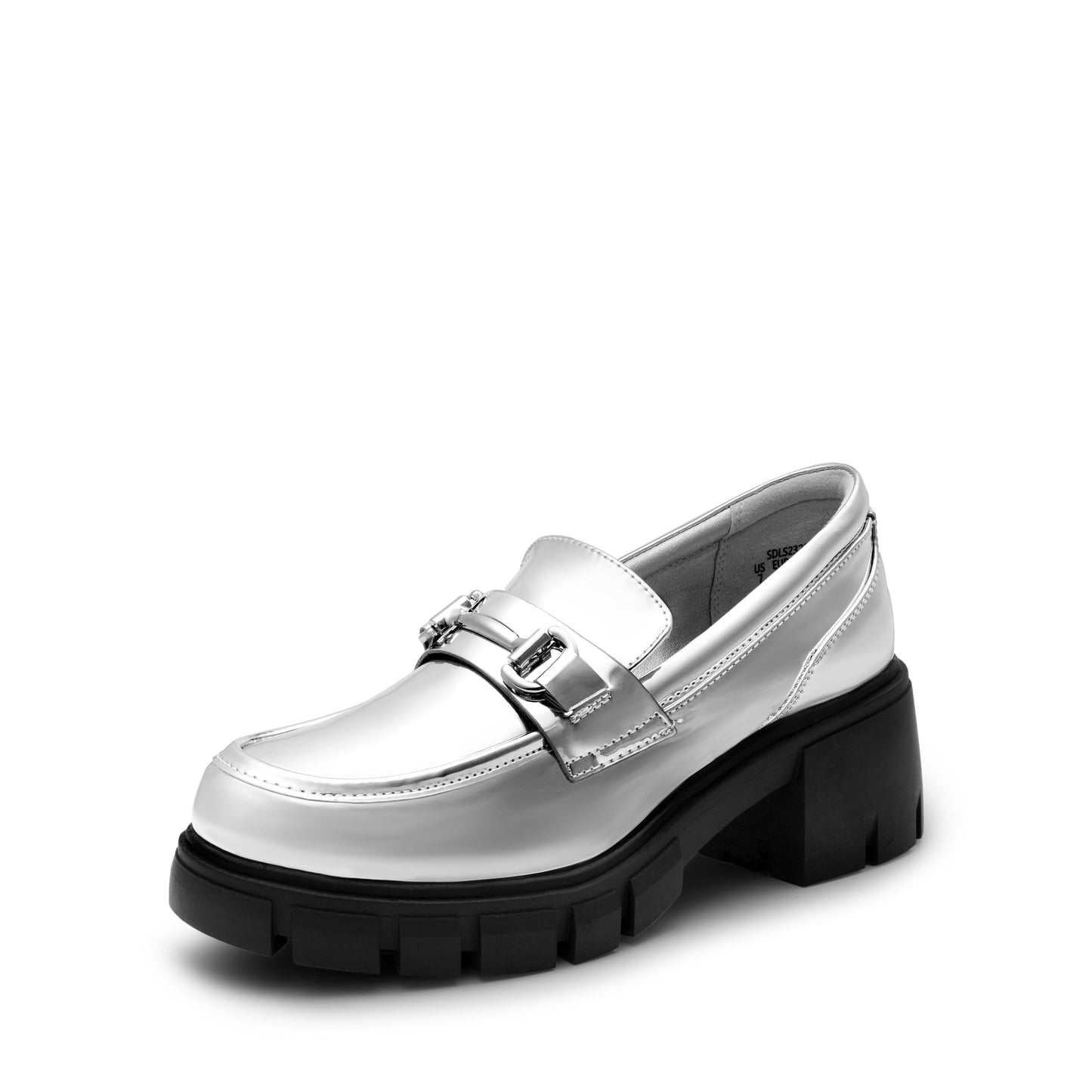 Women's Platform Chunky Loafers Slip-On Dress Shoes