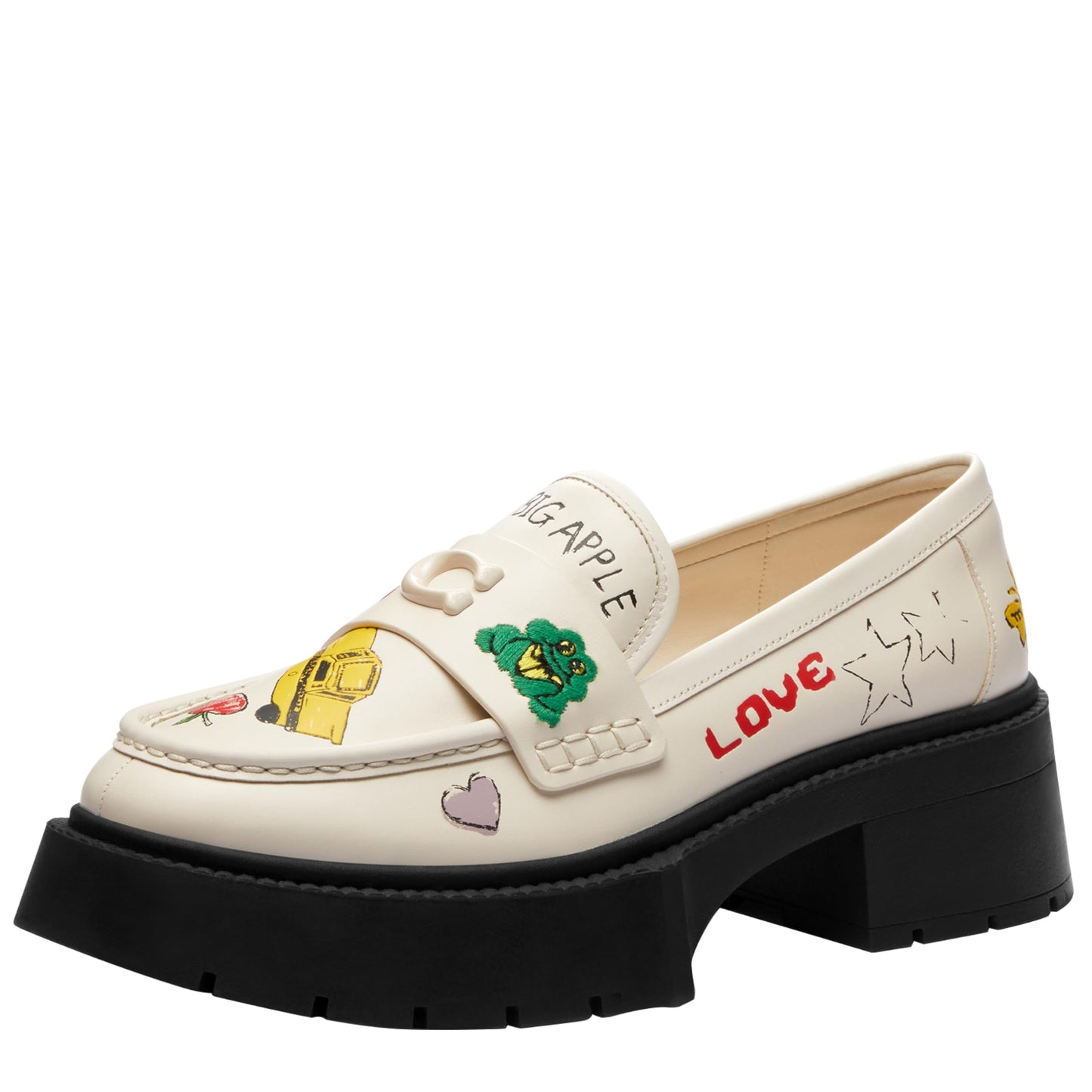 Women's Leah Platform Loafers Chunky Slip-On Shoes