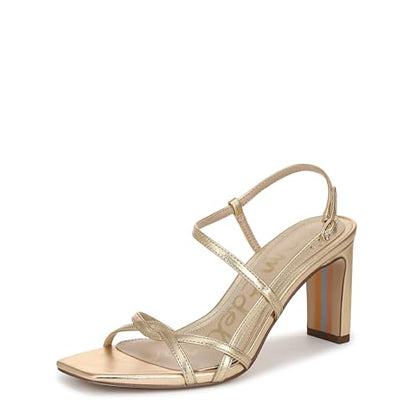 Elissa Block Heel Sandals Women Minimal Zip