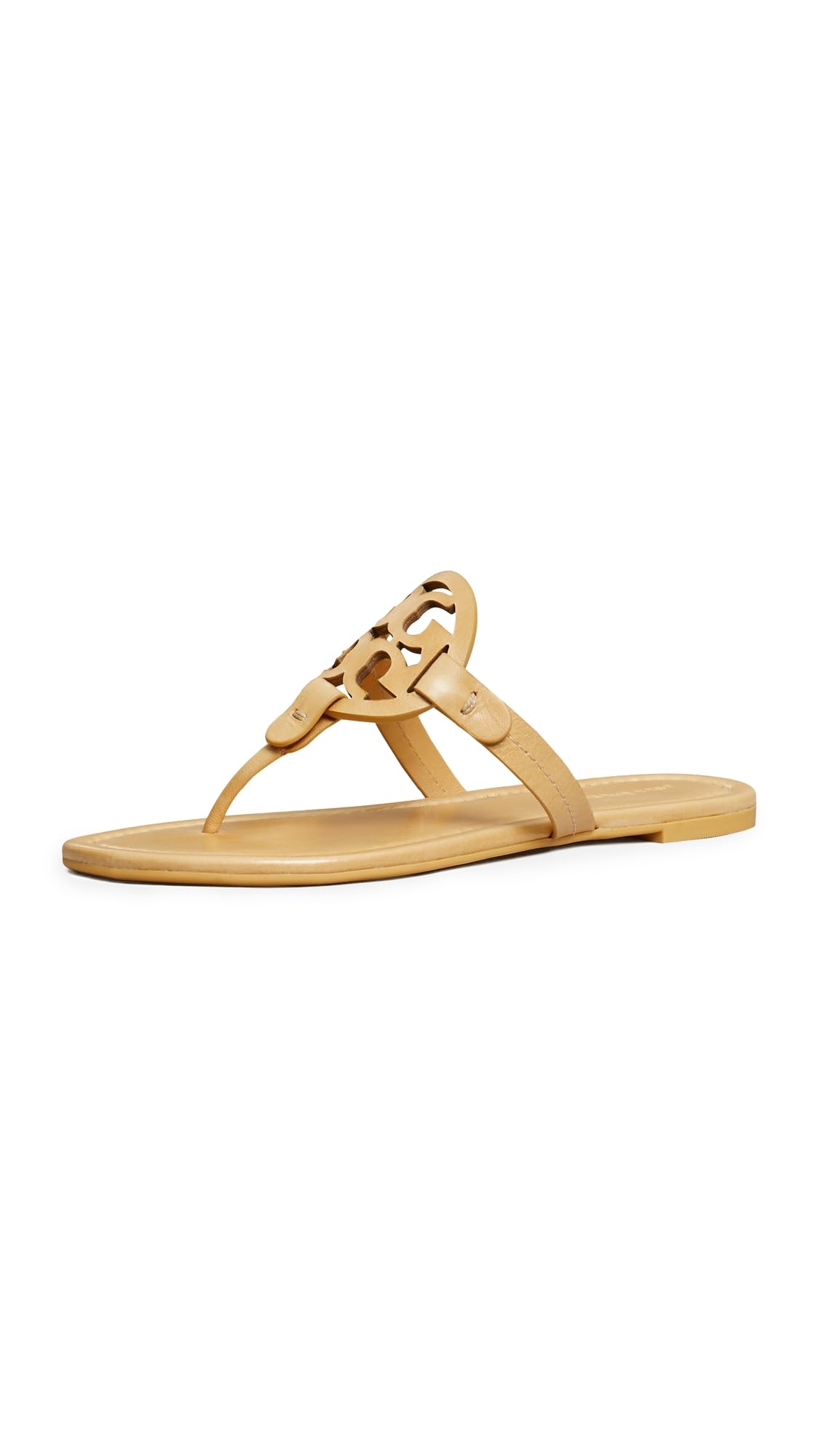 Women's Miller Leather Flat Sandals Slip-On Shoes