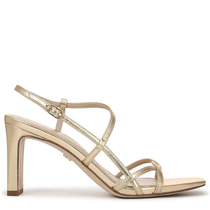 Elissa Block Heel Sandals Women Minimal Zip