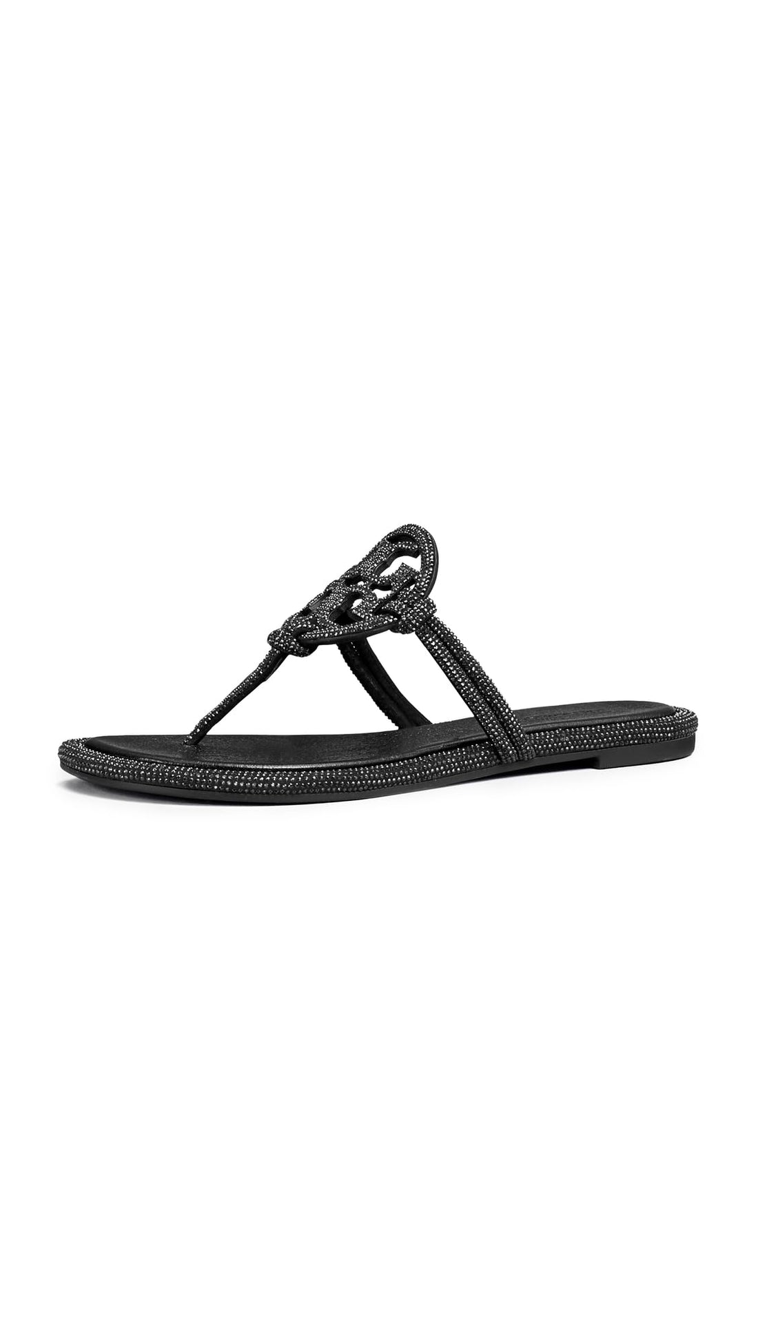 Women's Miller Knotted Pave Sandals Flat Slip-On Shoes