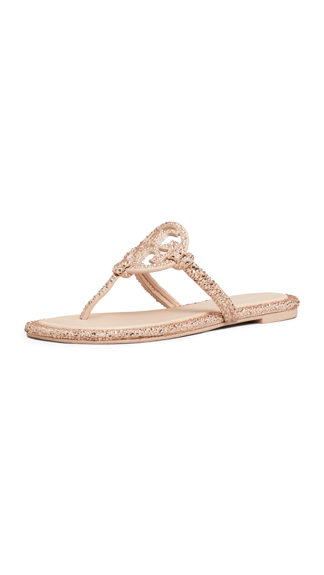 Women's Miller Knotted Pave Sandals Flat Slip-On Shoes