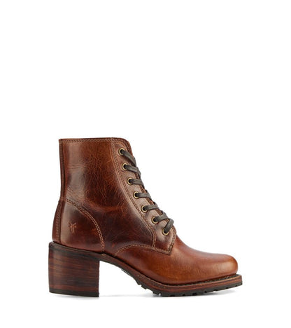 Sabrina 6G Lace Up Leather Ankle Boots Women Frye