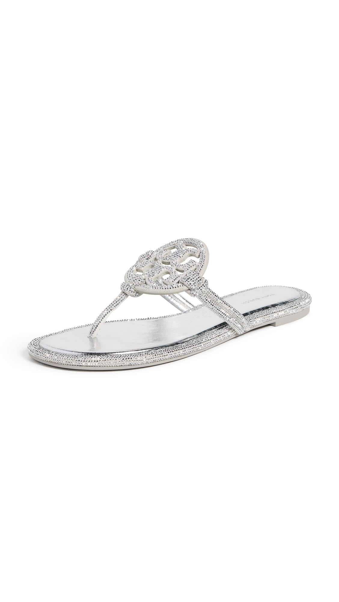 Women's Miller Knotted Pave Sandals Flat Slip-On Shoes