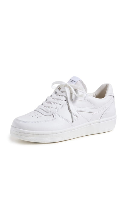 Retro Court Sneakers Women Leather Minimal Low Top