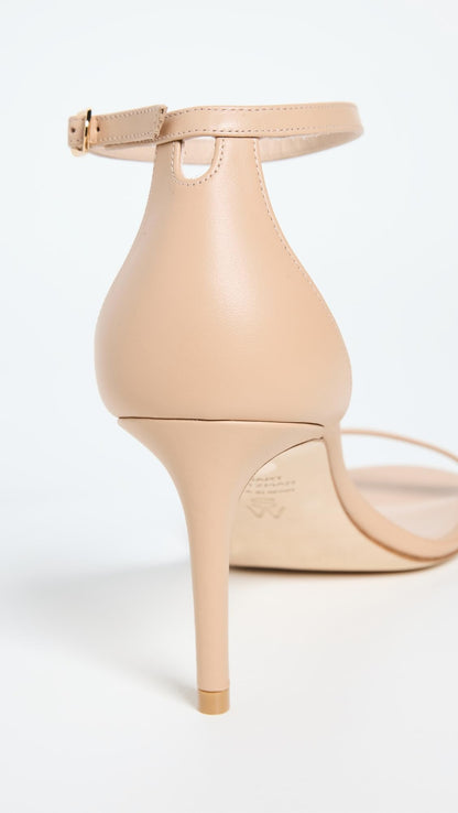 Nudist II 75mm Sandals Women Minimal Leather Block Heel