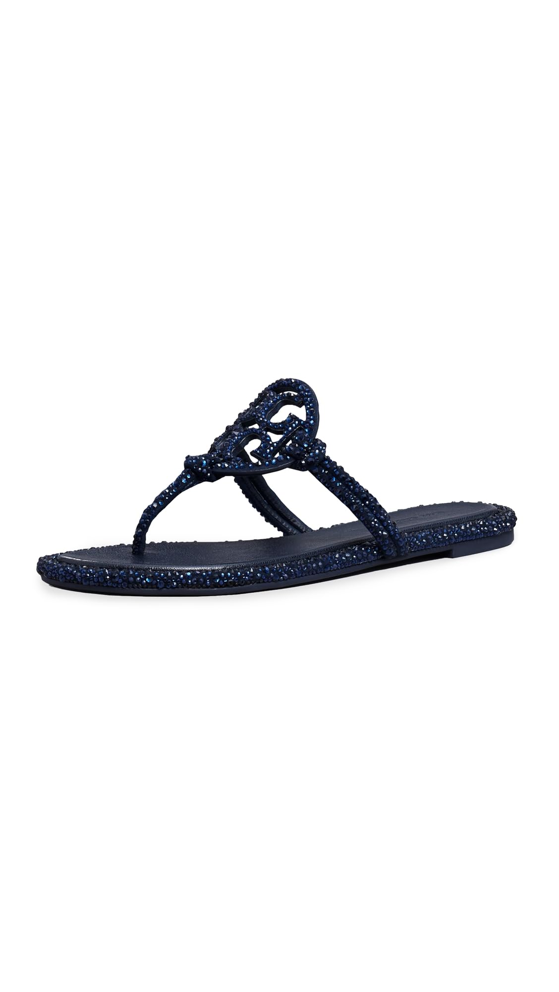 Women's Miller Knotted Pave Sandals Flat Slip-On Shoes