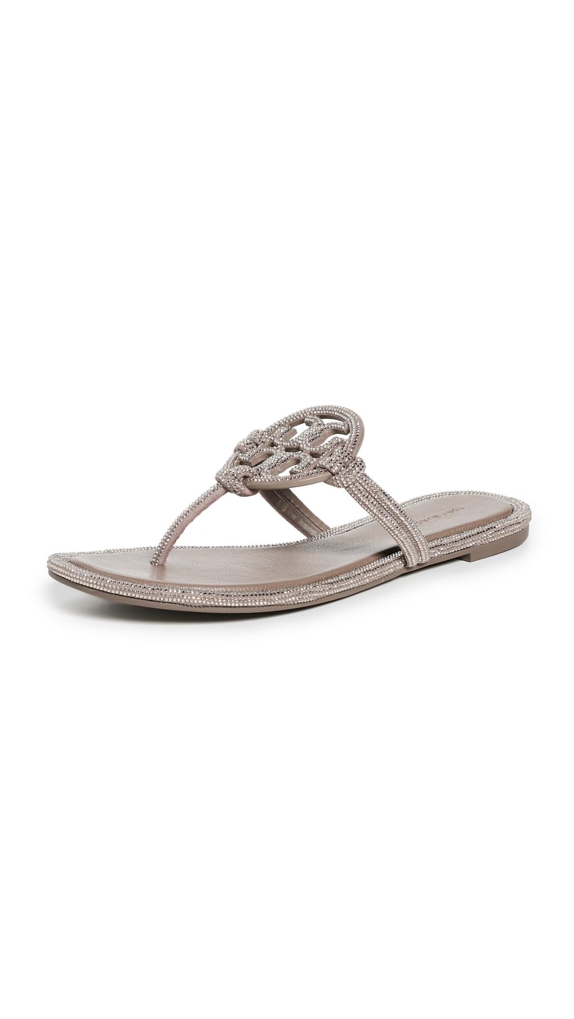 Women's Miller Knotted Pave Sandals Flat Slip-On Shoes