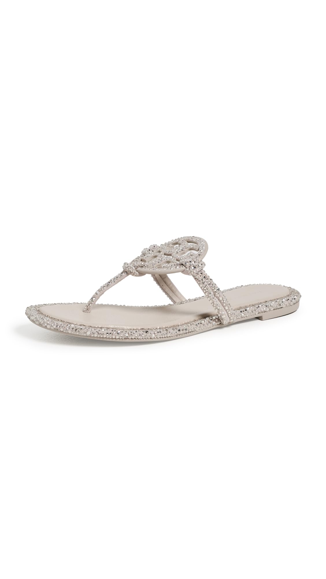 Women's Miller Knotted Pave Sandals Flat Slip-On Shoes