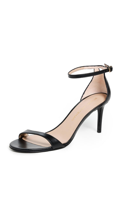 Nudist II 75mm Sandals Women Minimal Leather Block Heel
