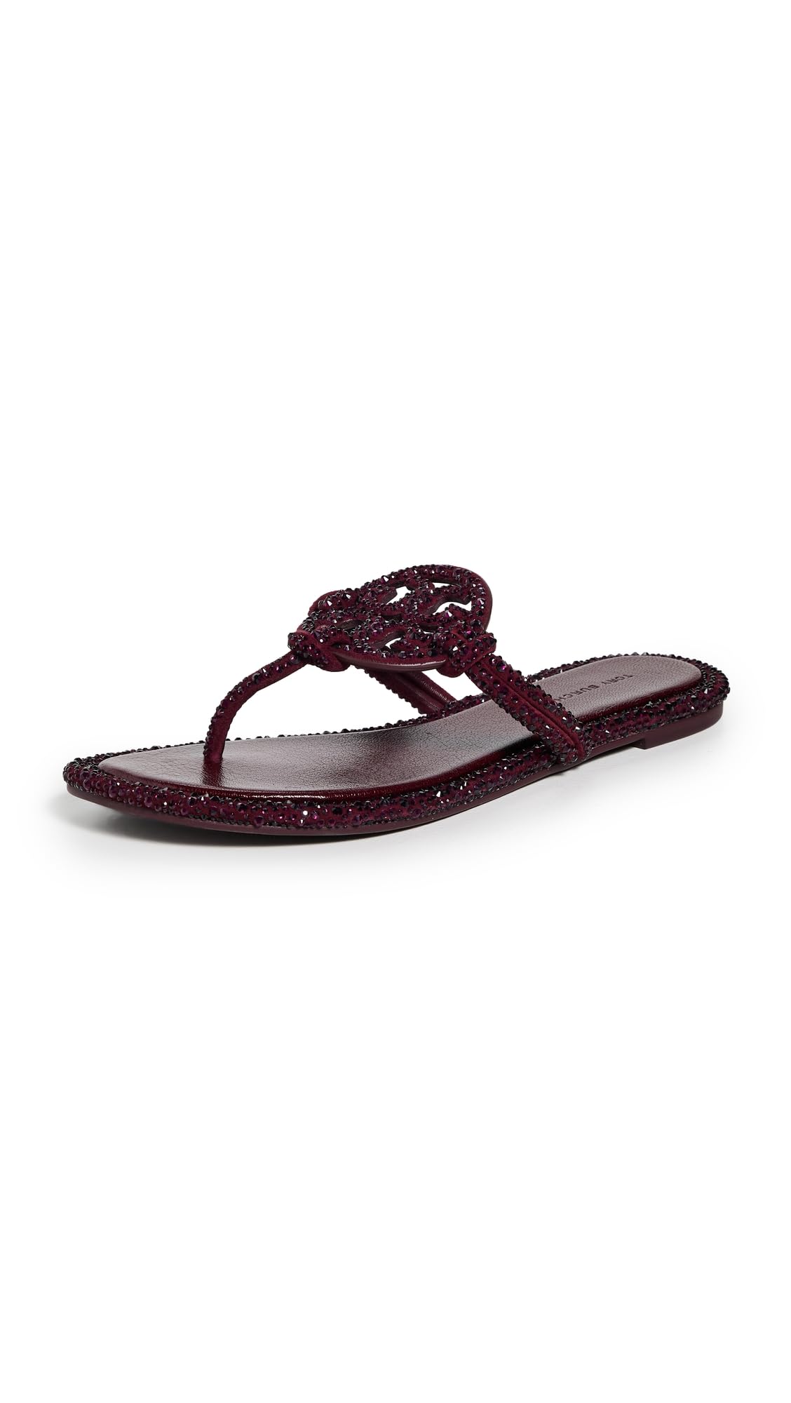 Women's Miller Knotted Pave Sandals Flat Slip-On Shoes