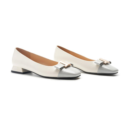 Women's Square Toe Ballet Flats Casual Dress Shoes