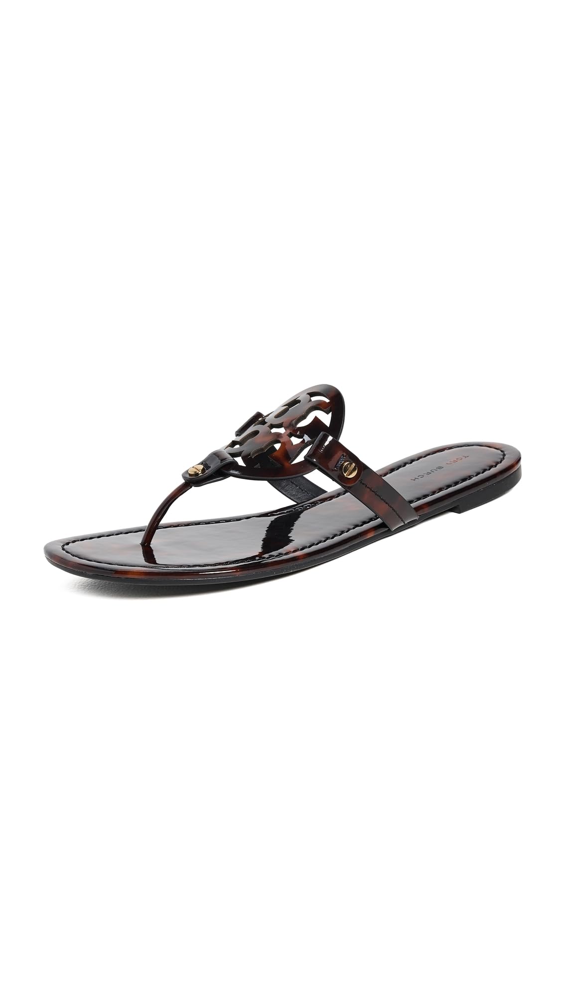 Women's Miller Leather Flat Sandals Slip-On Shoes