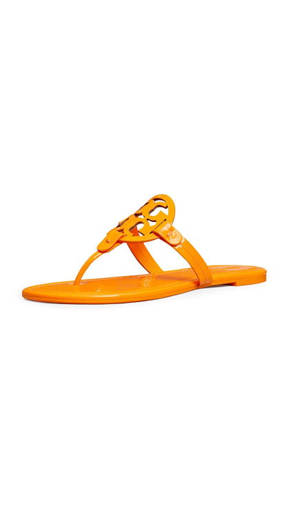 Women's Miller Leather Flat Sandals Slip-On Shoes