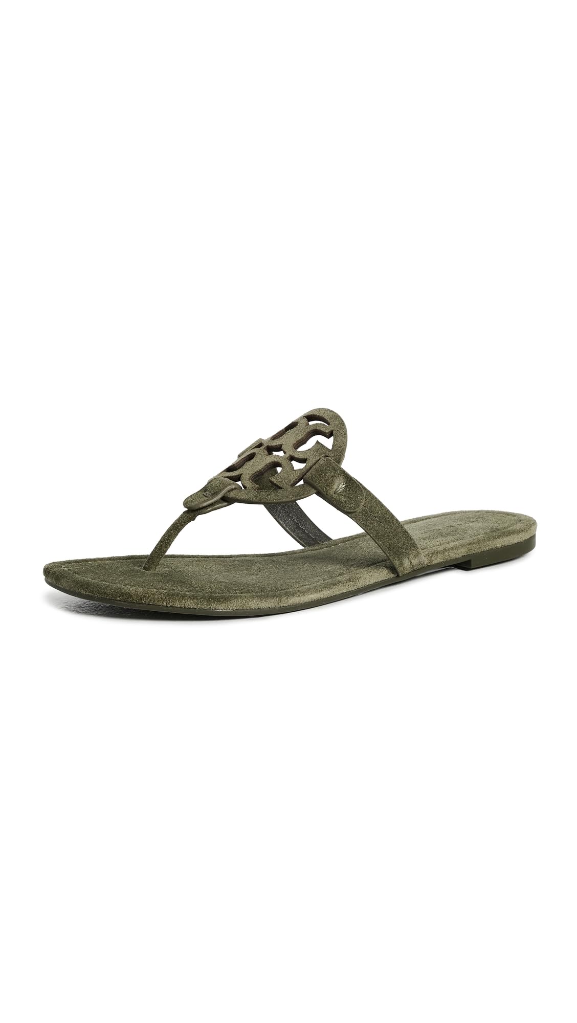 Women's Miller Leather Flat Sandals Slip-On Shoes