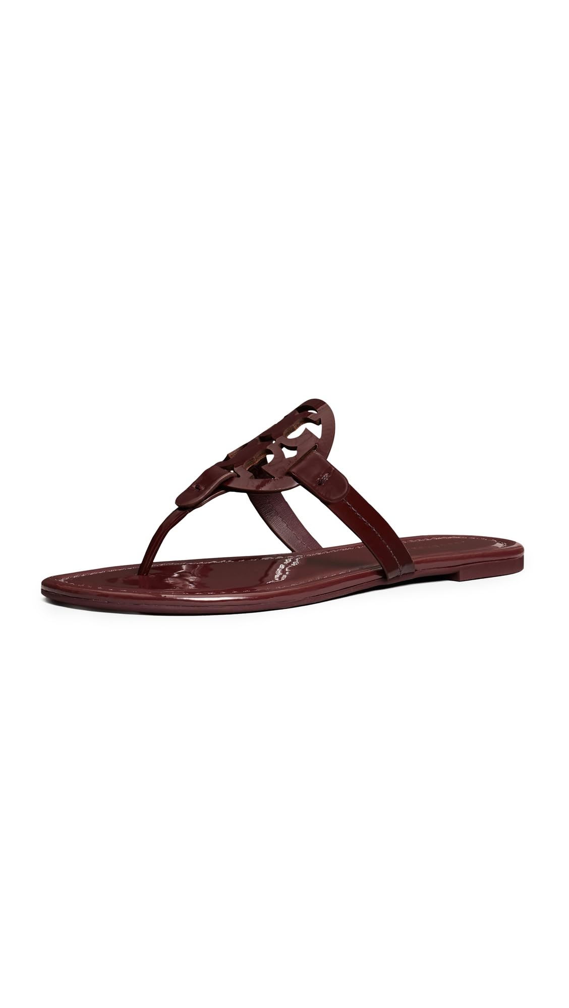 Women's Miller Leather Flat Sandals Slip-On Shoes