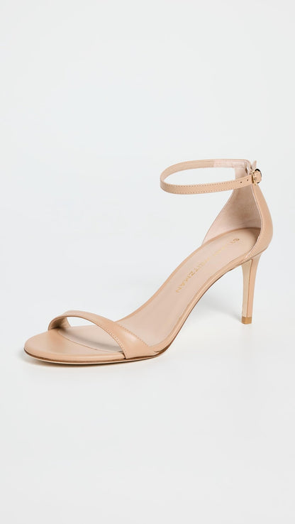 Nudist II 75mm Sandals Women Minimal Leather Block Heel