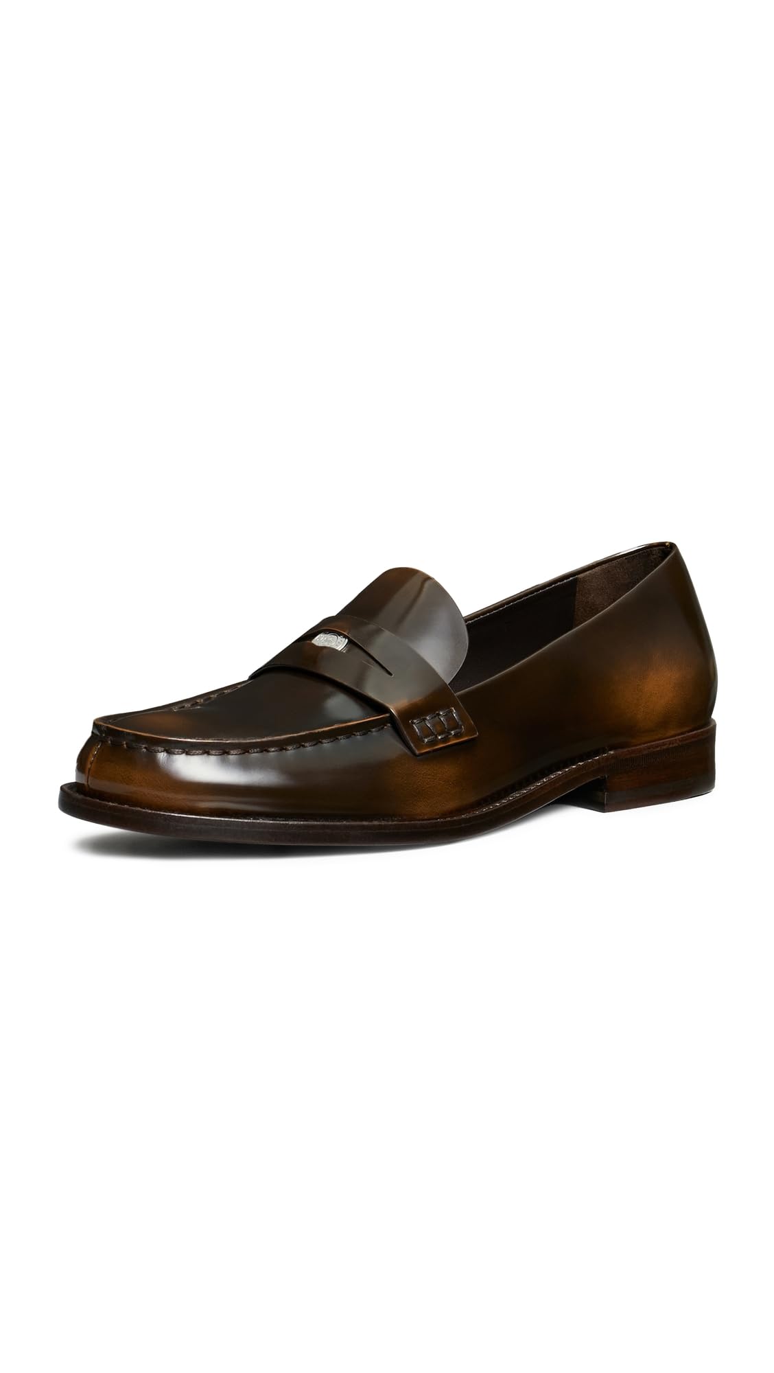 Women's Classic Leather Loafers Slip-On Shoes