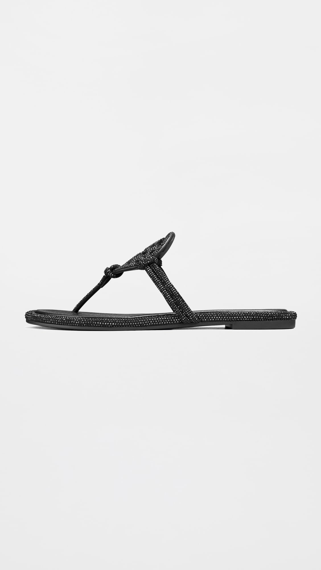 Women's Miller Knotted Pave Sandals Flat Slip-On Shoes