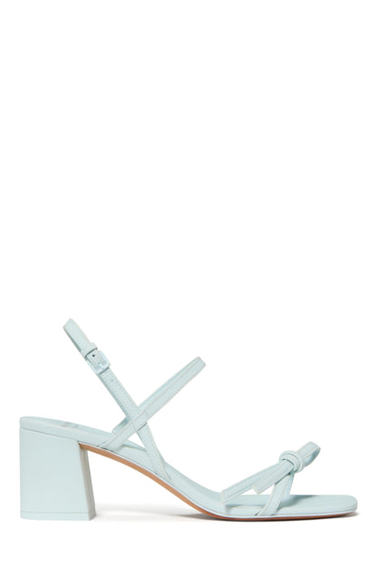 Loop Smooth Leather Block Heel Sandals Women Kate Spade Minimal