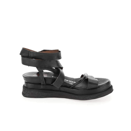 Women's Labo Platform Leather Sandals Open Toe Shoes