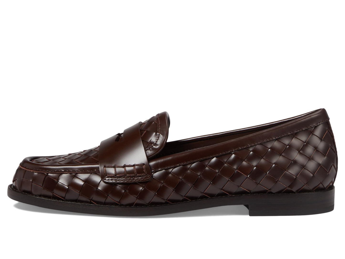 Women's Rachel Woven Leather Loafers Slip-On Shoes