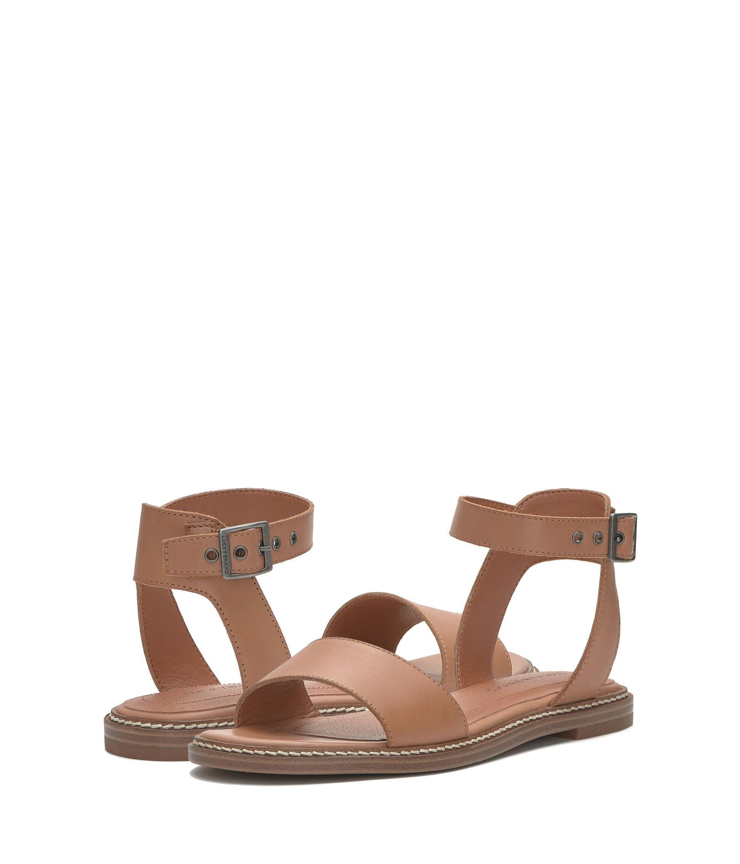 Women's Kimaya Leather Flat Sandals Slip-On Shoes