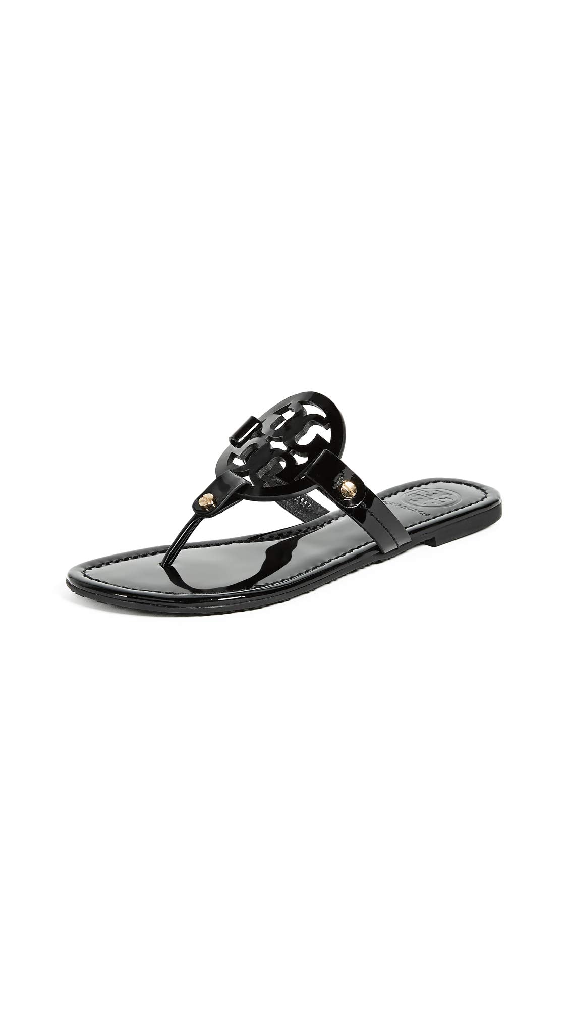 Women's Miller Leather Flat Sandals Slip-On Shoes
