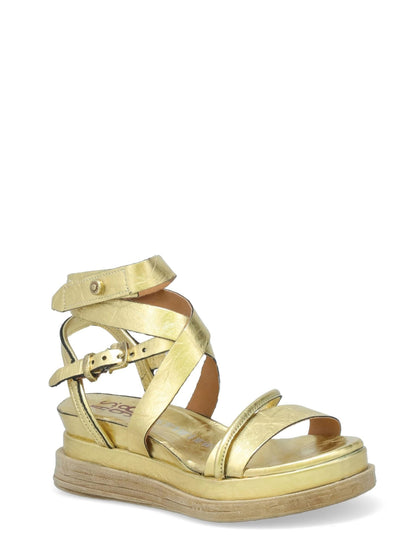 Women's Labo Platform Leather Sandals Open Toe Shoes