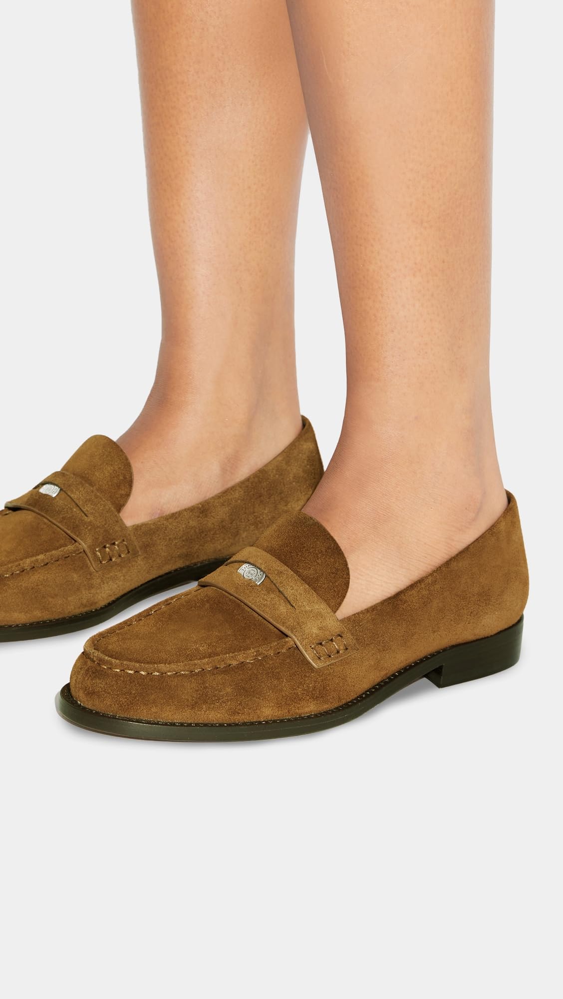 Women's Classic Leather Loafers Slip-On Shoes
