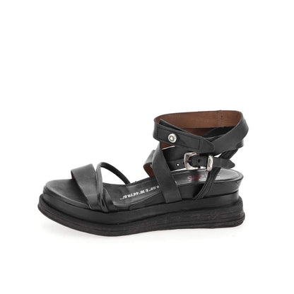 Women's Labo Platform Leather Sandals Open Toe Shoes