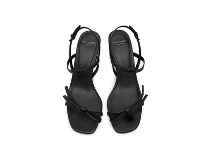 Loop Smooth Leather Block Heel Sandals Women Kate Spade Minimal