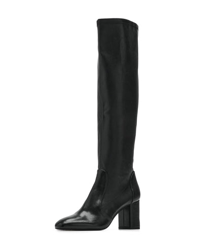 Women's Lucie 75mm Heel Leather Boots Ankle Shoes