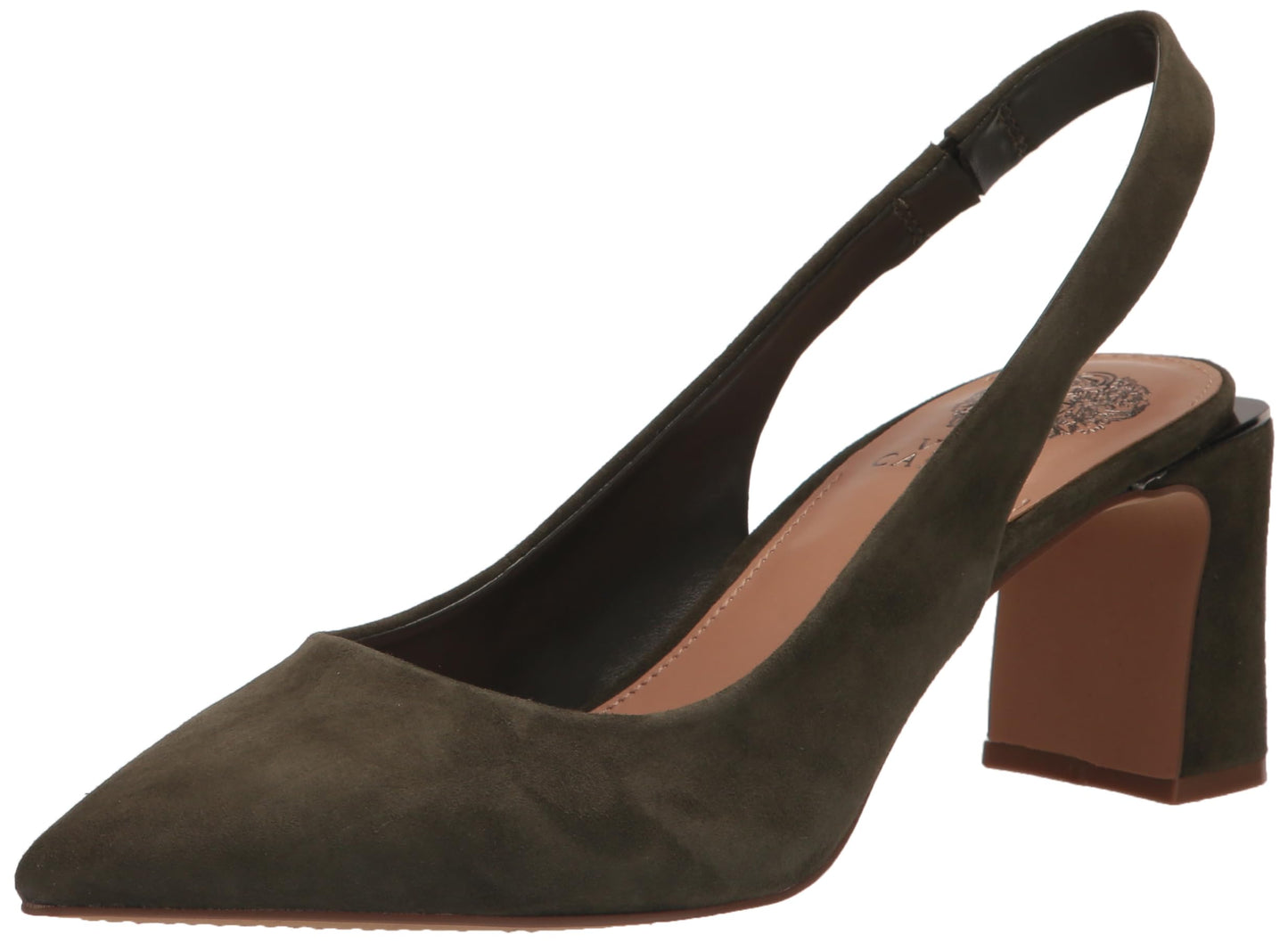 Hamden Slingback Pumps Women Block Heel Zip