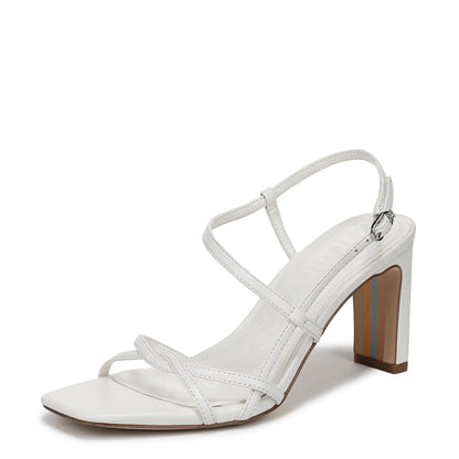 Elissa Block Heel Sandals Women Minimal Zip