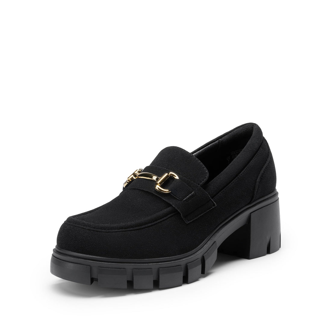 Women's Platform Chunky Loafers Slip-On Dress Shoes