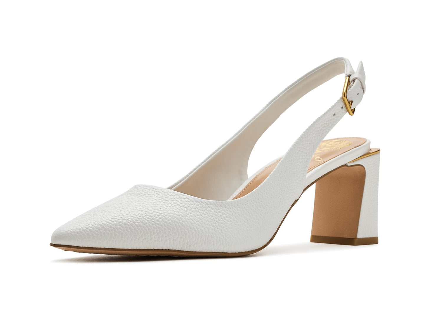 Hamden Slingback Pumps Women Block Heel Zip
