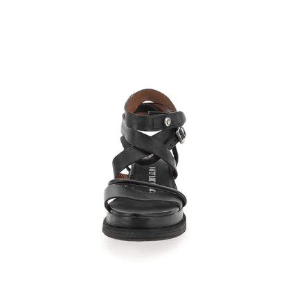 Women's Labo Platform Leather Sandals Open Toe Shoes