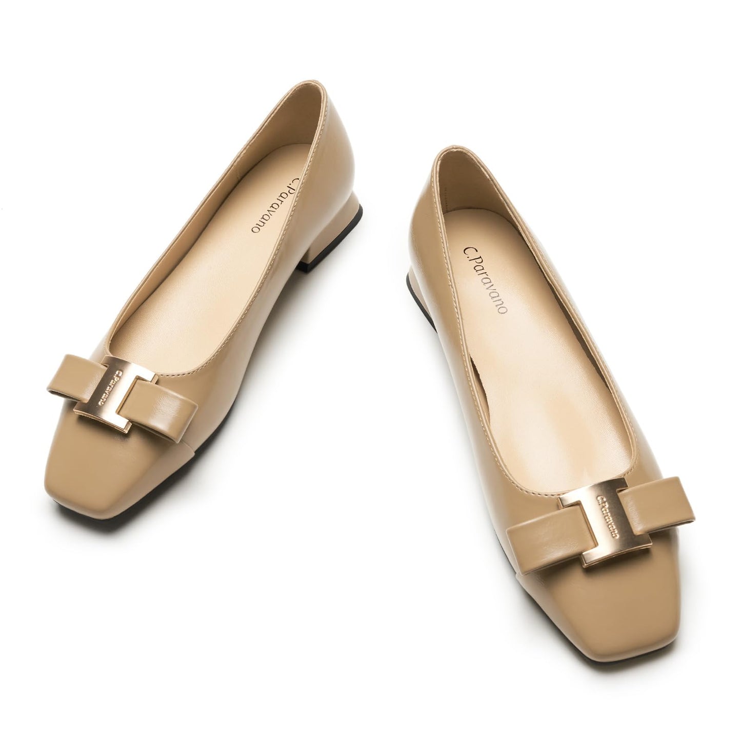 Women's Square Toe Ballet Flats Casual Dress Shoes
