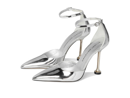 Stiletto Pump 100mm Heel Women Minimal Leather Dress