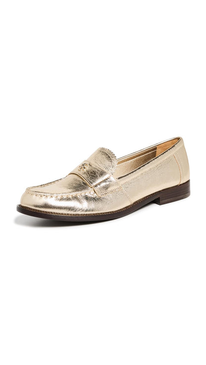 Women's Classic Leather Loafers Slip-On Shoes