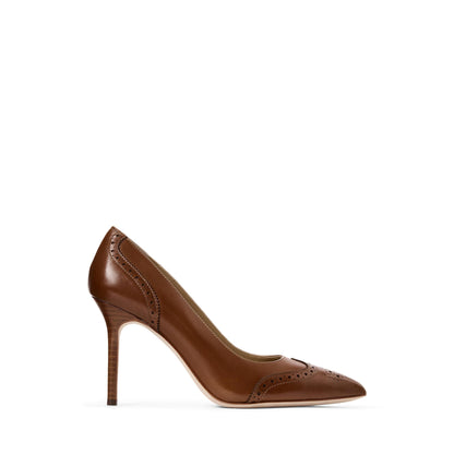 Lynden Stiletto Pumps Women Leather Minimal Heel Dress