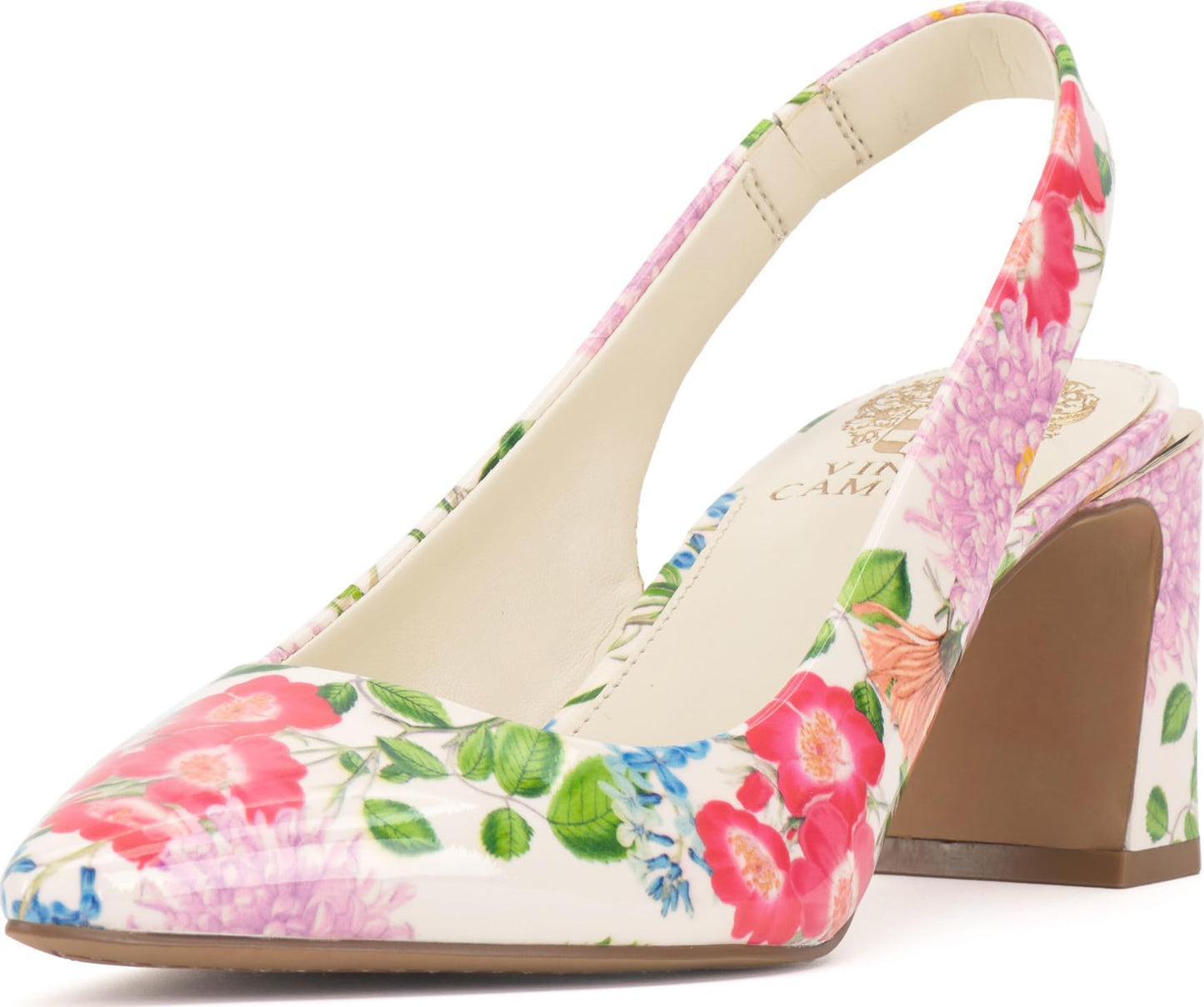 Hamden Slingback Pumps Women Block Heel Zip