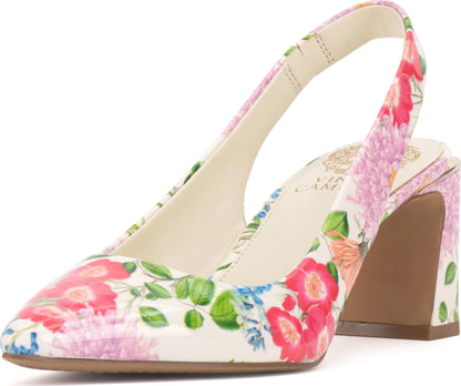 Hamden Slingback Pumps Women Block Heel Zip
