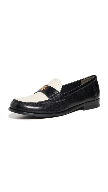 Women's Classic Leather Loafers Slip-On Shoes