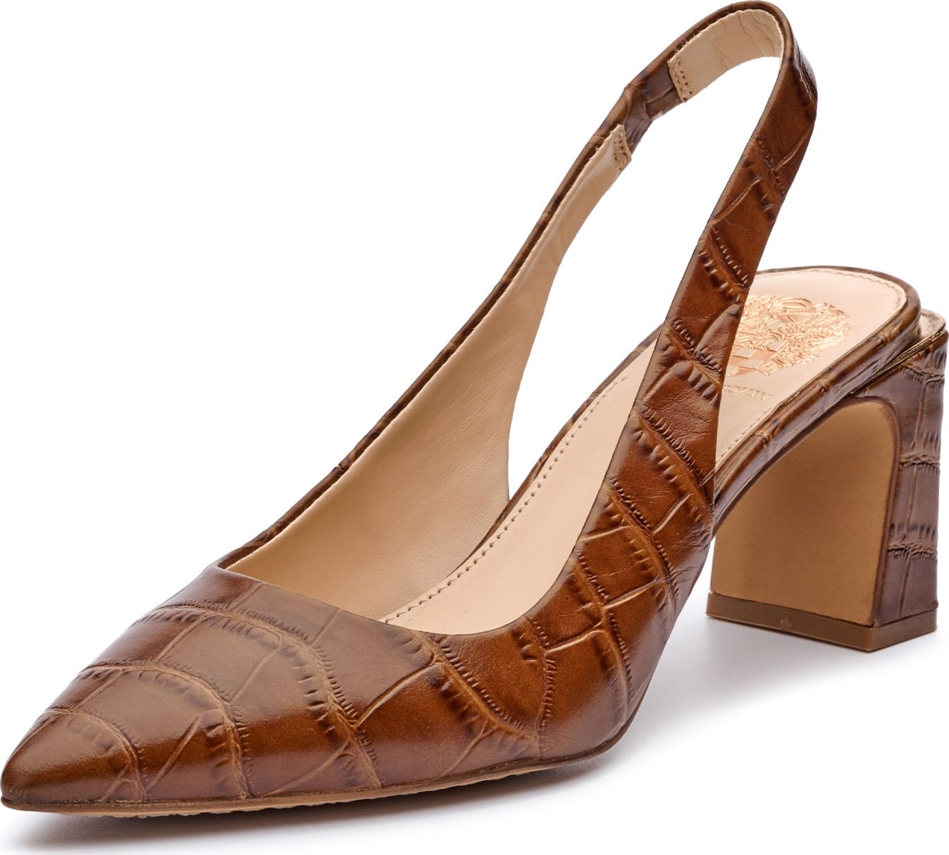Hamden Slingback Pumps Women Block Heel Zip
