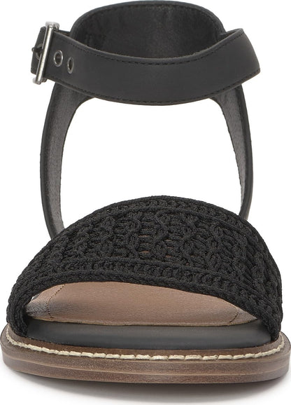 Women's Kimaya Leather Flat Sandals Slip-On Shoes