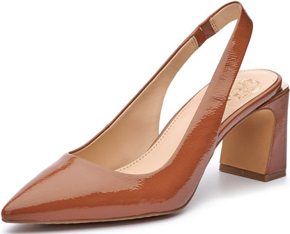 Hamden Slingback Pumps Women Block Heel Zip